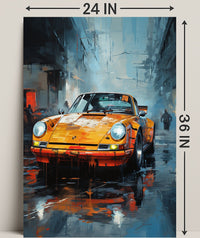 Urban Elegance Classic Car Art Poster PosterGoat