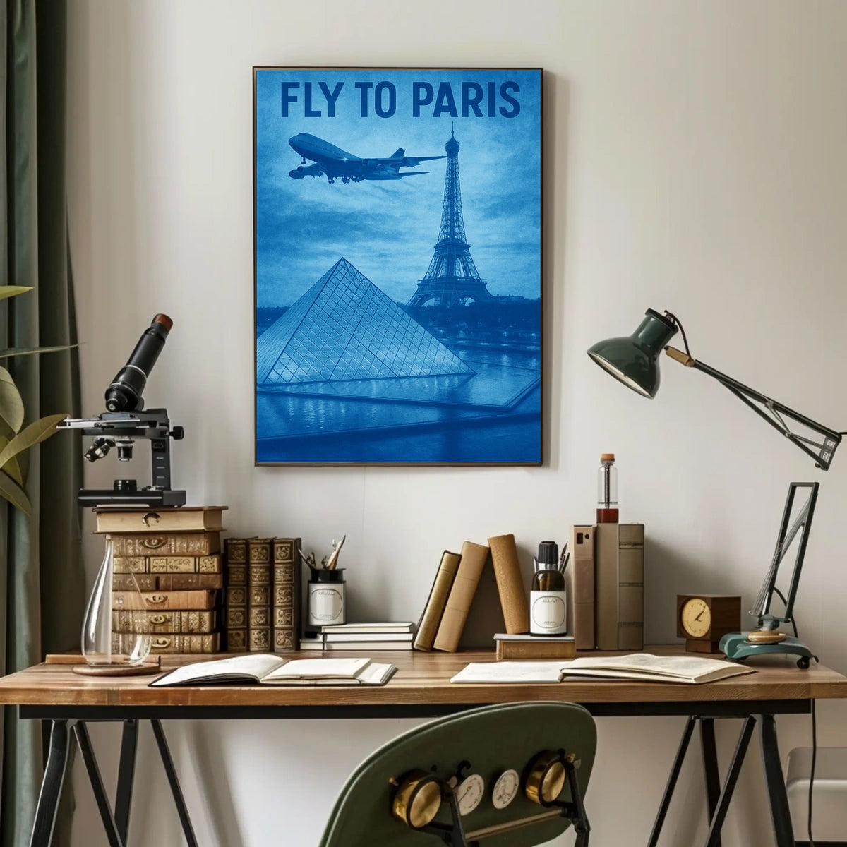 Fly To Paris Poster