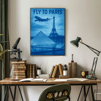 Fly To Paris Poster