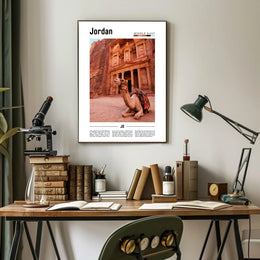 Jordan's Rich Heritage Adventure Travel Poster PosterGoat