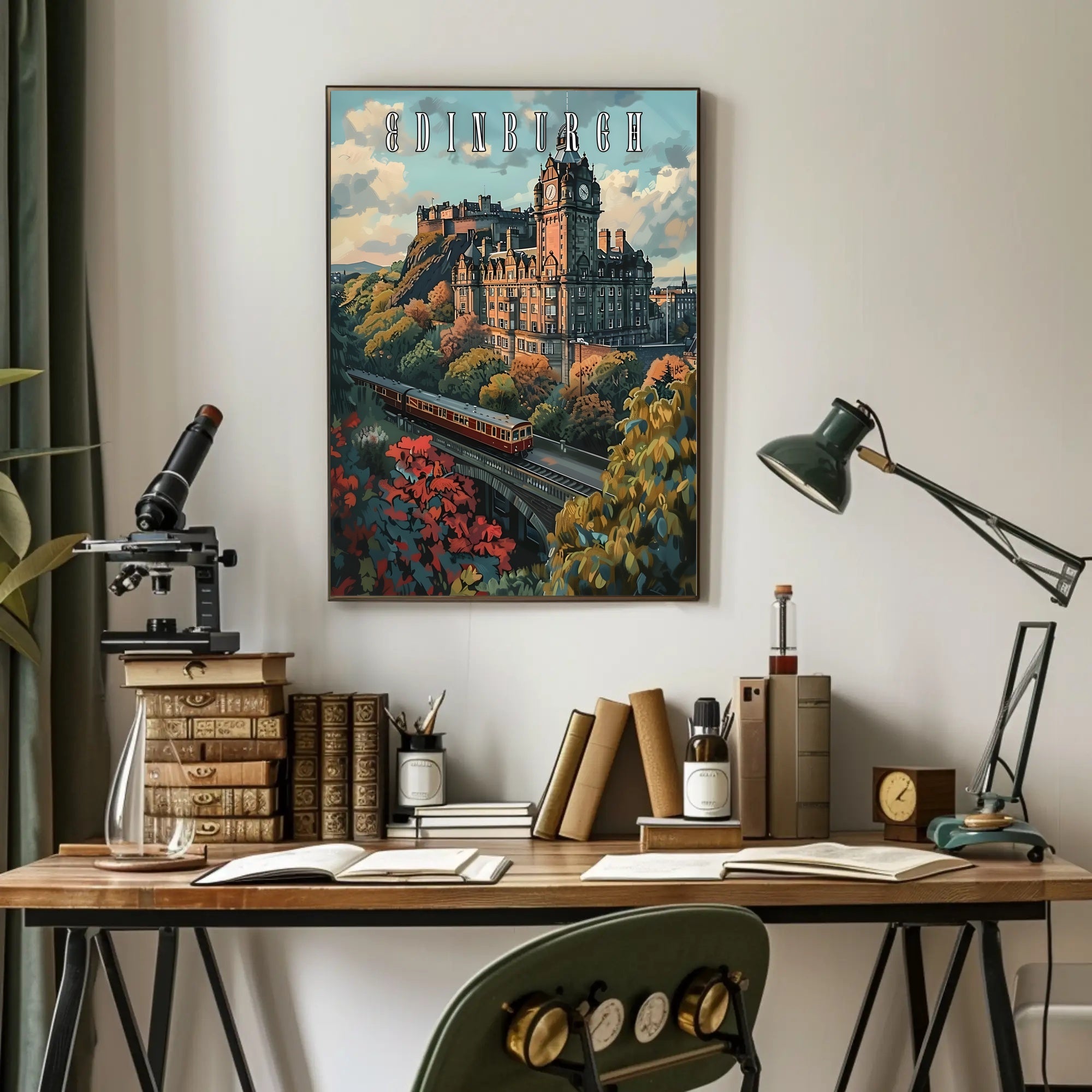 Scenic Edinburgh Poster