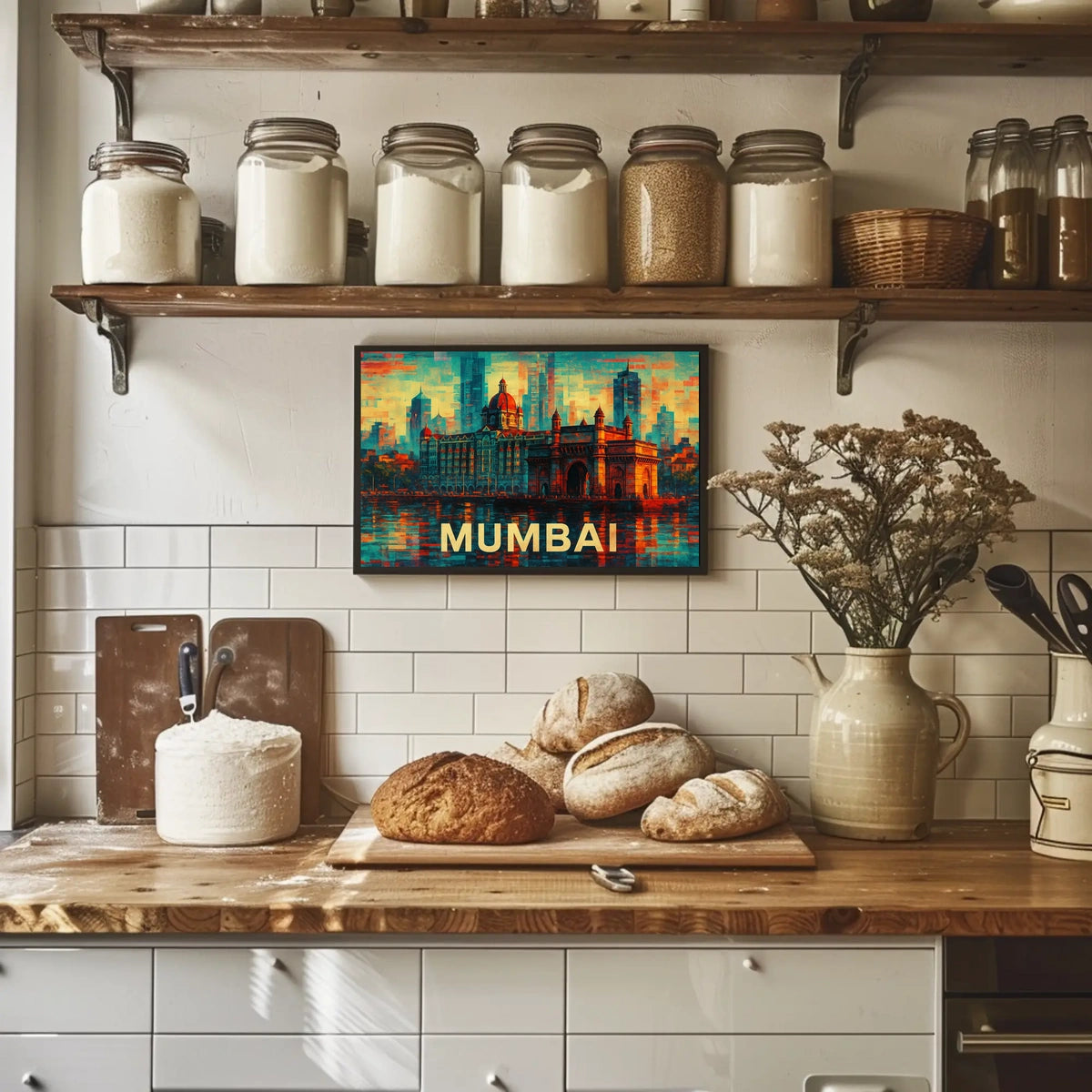 Mumbai Skyline Poster