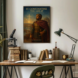 St. Constantine The Great Emperor Of Poster
