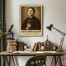 Saint Gemma Galgani Italian Mystic And Poster