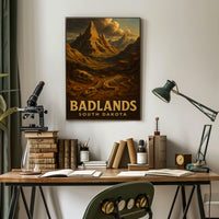 Badlands Of South Dakota Poster