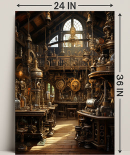 Steampunk Workshop Poster