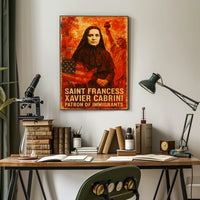 Saint Frances Xavier Cabrini Patron Of Poster