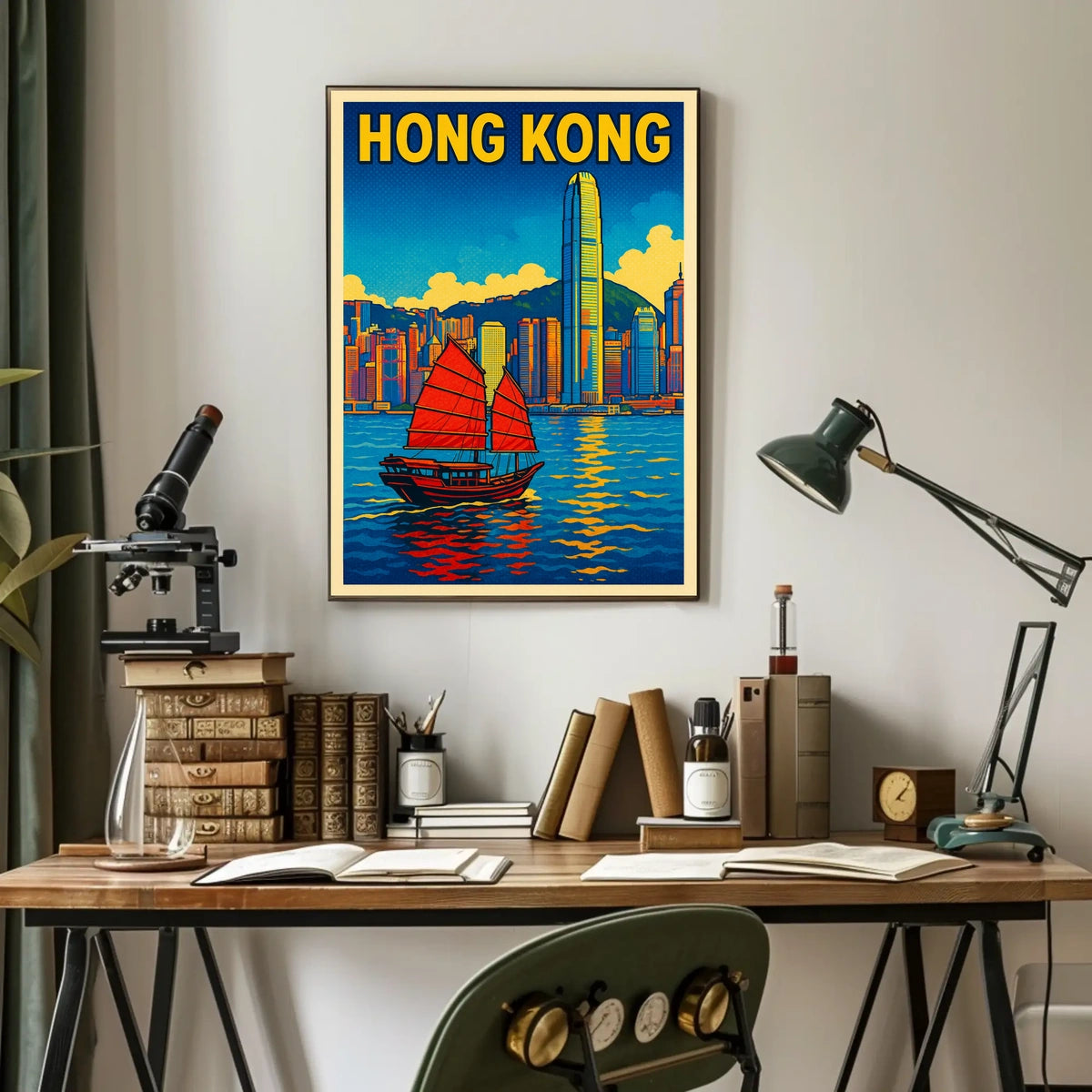 Hong Kong Skyline Poster