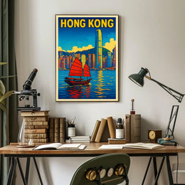 Hong Kong Skyline Poster