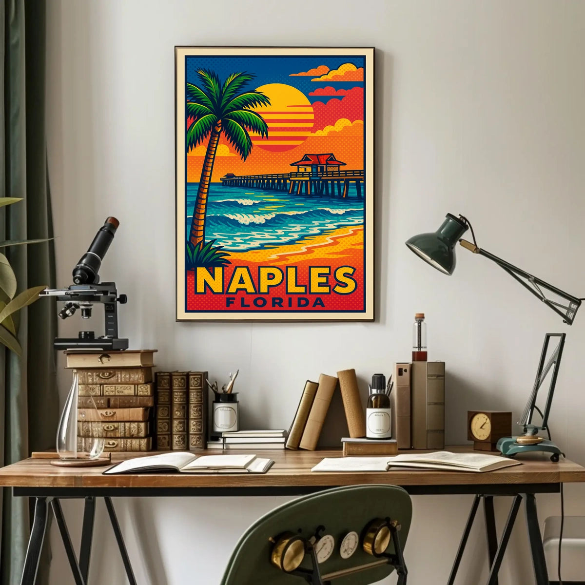 Naples, Florida Tropical Paradise Poster