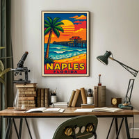 Naples, Florida Tropical Paradise Poster