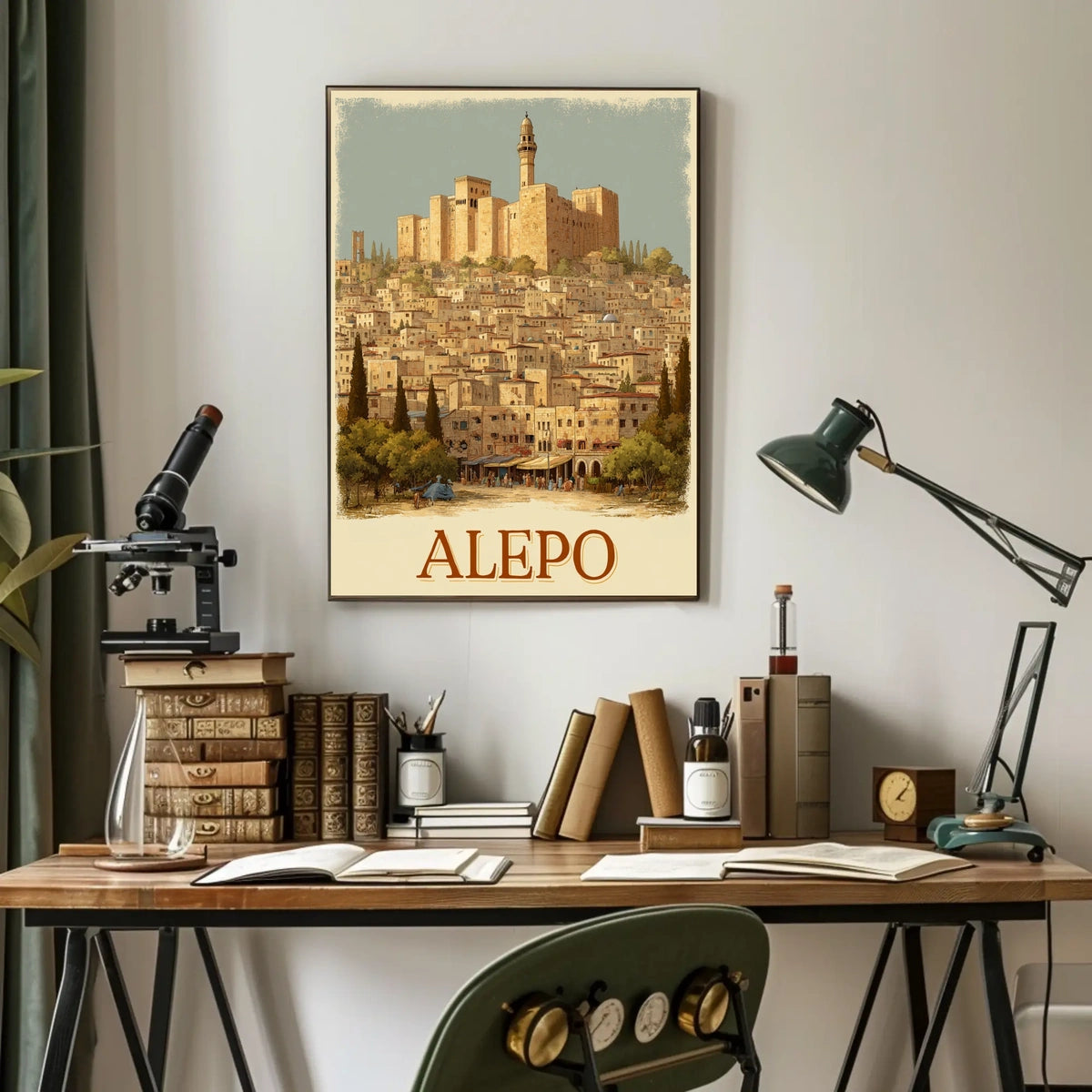 Aleppo A Historical Cityscape Poster
