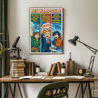 New Hampshire Highlights Poster PosterGoat