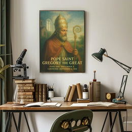 Pope Saint Gregory The Great Poster