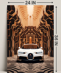 Futuristic Elegance Poster