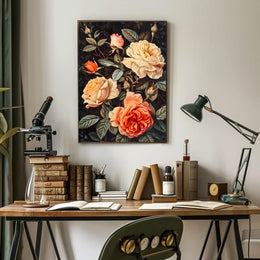 Elegant Floral Arrangement Botanical Art Print - Artistic Poster