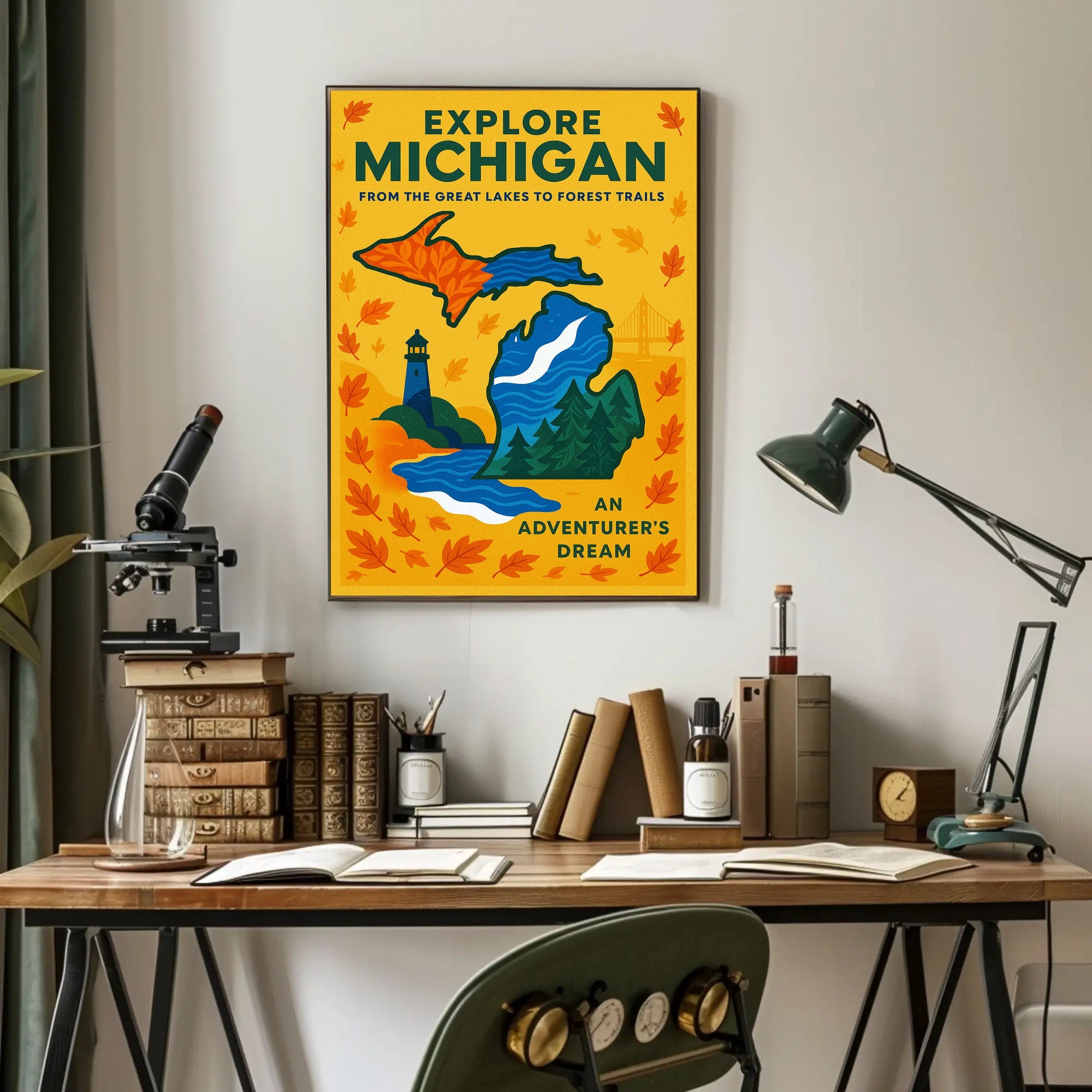 Explore Michigan Poster PosterGoat