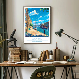 Wapping Tranquil Scene Urban or Cityscape Poster