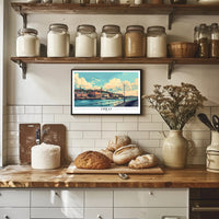 Oslo Waterfront Illustration Urban or Cityscape Poster
