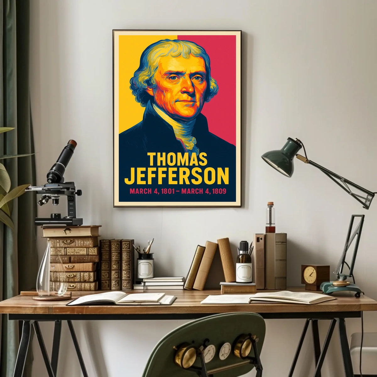 Thomas Jefferson 3rd President Poster