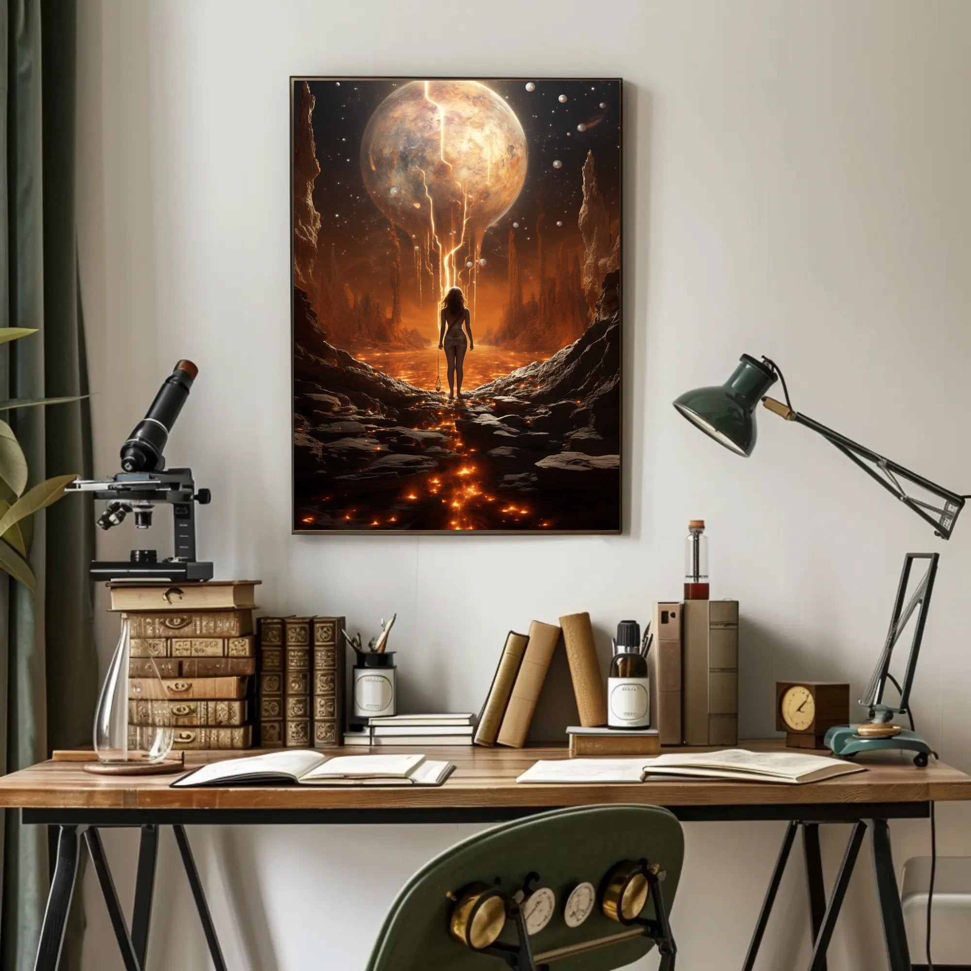 Journey To The Cosmic Realm Poster PosterGoat