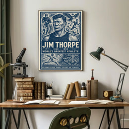 Jim Thorpe Worlds Greatest Athlete Poster