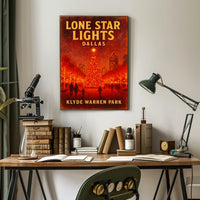Lone Star Lights at Klyde Warren Park Poster