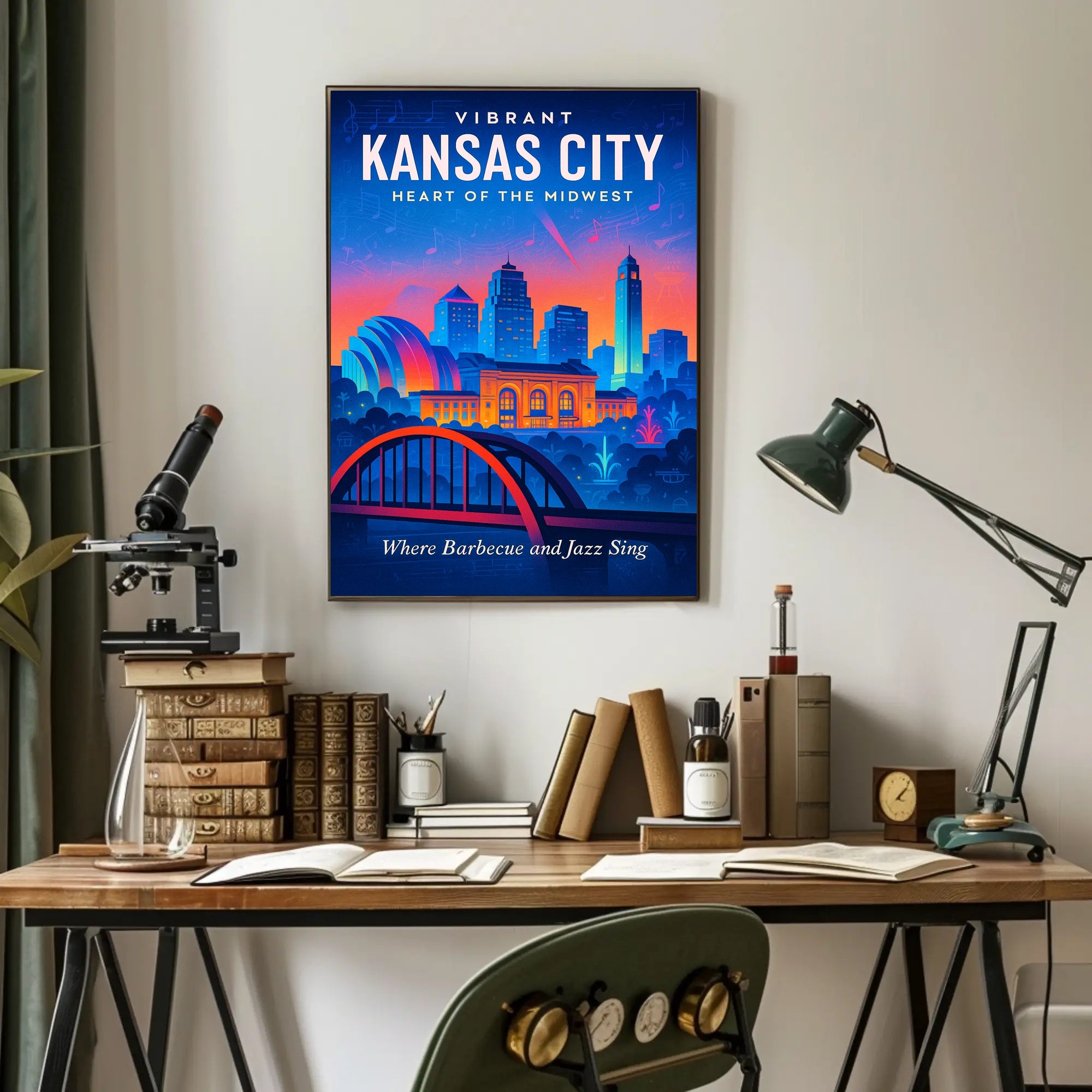 Vibrant Kansas City Poster