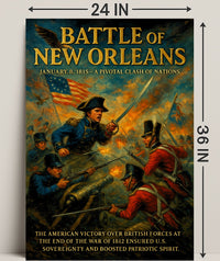 Battle of New Orleans Poster PosterGoat