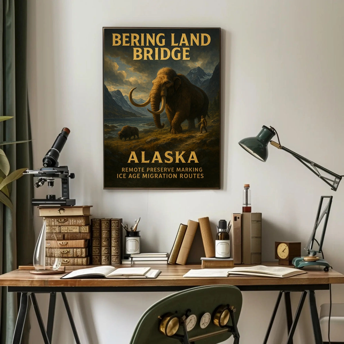 Bering Land Bridge Poster