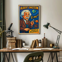 Albert Einstein Theory Of Relativity Poster