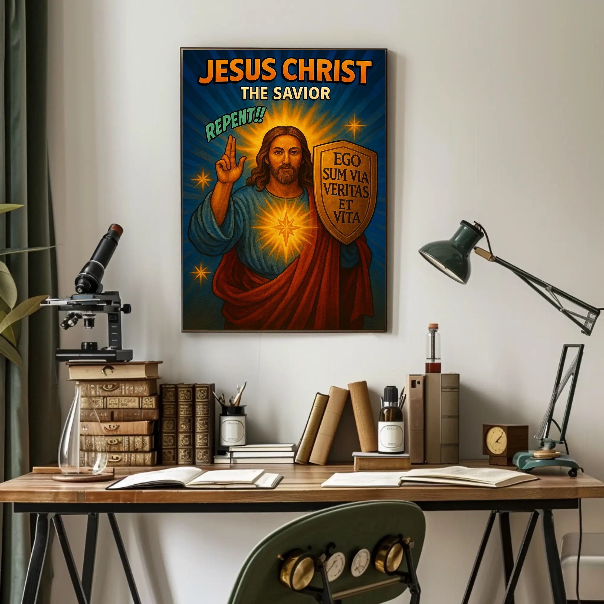 Jesus Christ – The Savior Poster PosterGoat