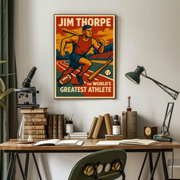 Jim Thorpe Legendary Athlete Jim Thorpe Poster