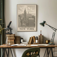Iconic New York Skyline Poster