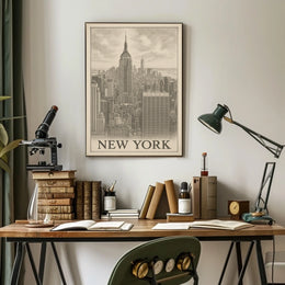 Iconic New York Skyline Poster