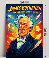 James Buchanan 15th President Poster PosterGoat
