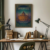 Spiritual Majesty Explore the Eternal City Poster