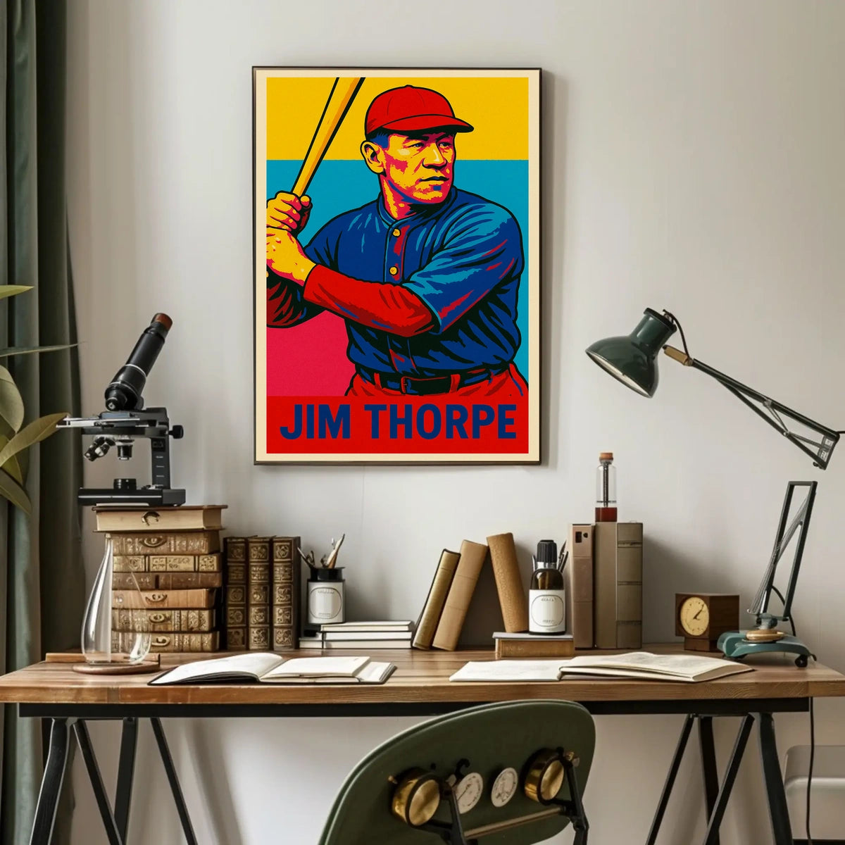 Jim Thorpe Legendary Athlete Poster