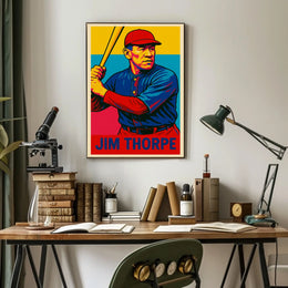 Jim Thorpe Legendary Athlete Poster
