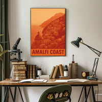 Amalfi Coast Poster 18x24 Coastal Wall Art Print Edition
