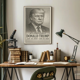 Donald Trump 47th President Poster