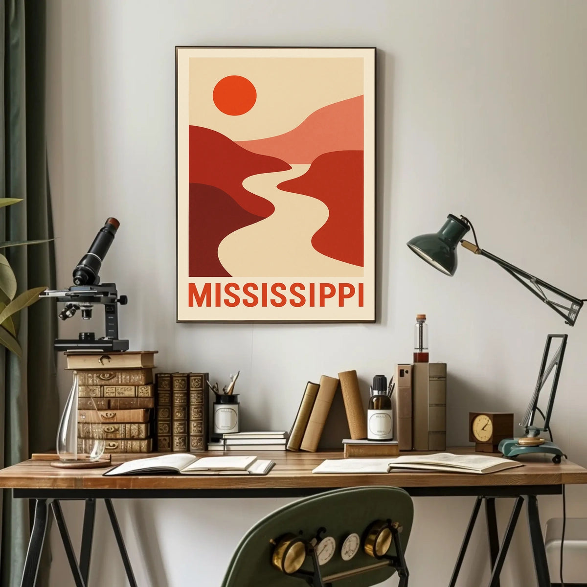 Mississippi Landscape Poster