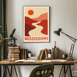 Mississippi Landscape Poster