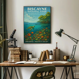 Biscayne National Park Underwater Serenity National Park Poster