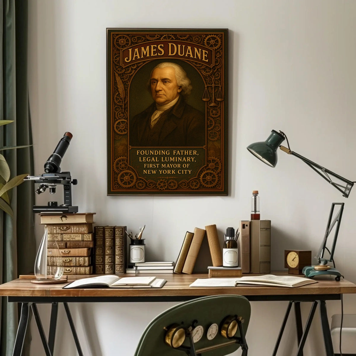 James Duane Founding Father and First Mayor of New York City Poster