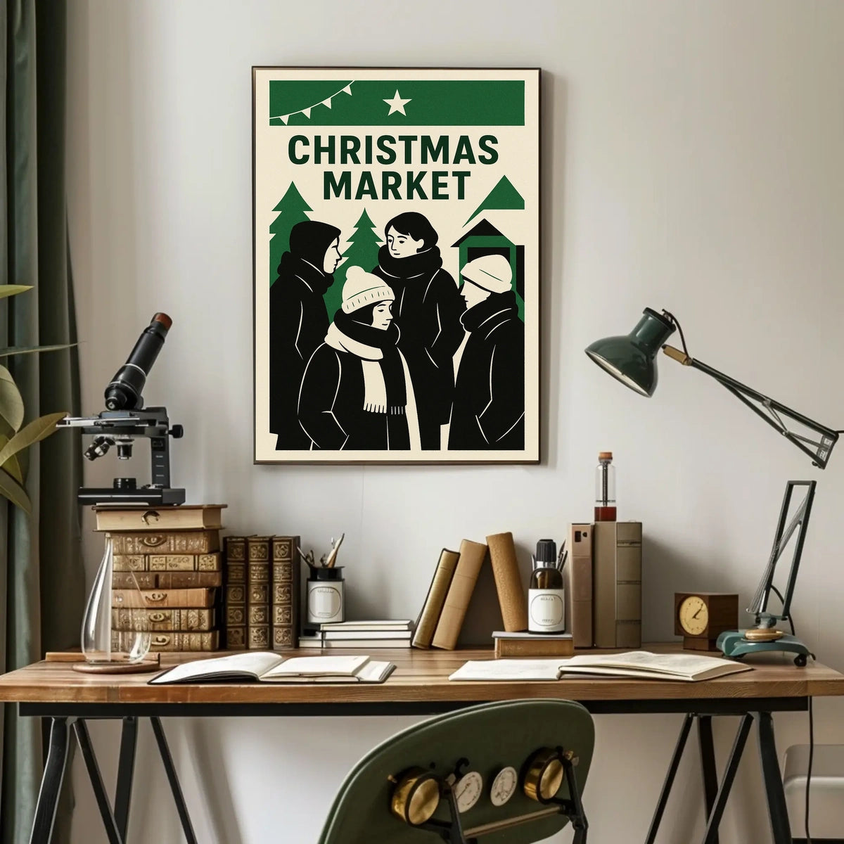 Christmas Market Celebration Poster