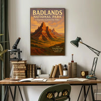 Badlands National Park A Tapestry Poster