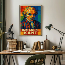 Immanuel Kant Philosophical Icon Poster