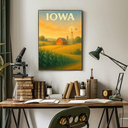 Iowa Countryside Poster