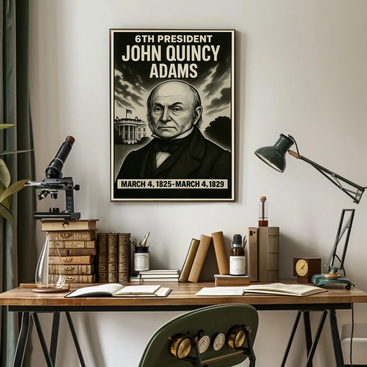 John Quincy Adams 6Th President Poster